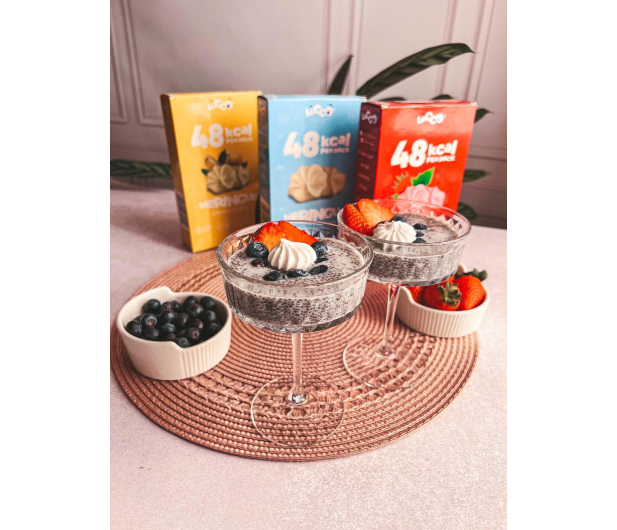AmerPharma Locco 48 kcal Niskokaloryczne bezy proteinowe Malinowe - 1503767 - zdjęcie 8